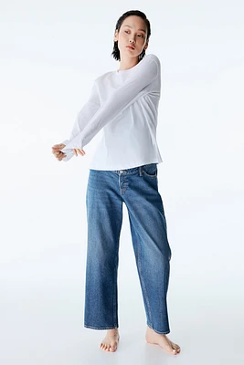 MAMA Before & After Straight Low Ankle Jeans