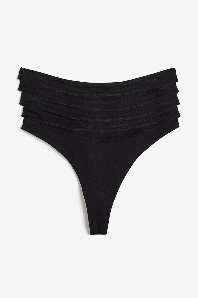 5-pack Cotton Thong Briefs