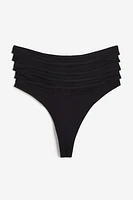 5-pack Cotton Thong Briefs
