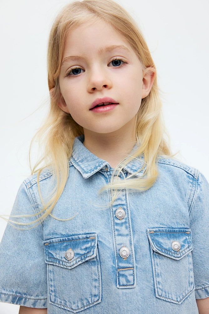 Denim Shirt Dress