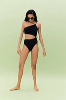 High-Leg Cutout Swimsuit