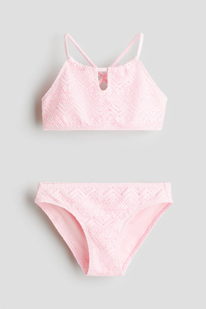 Crochet-Look Two-Piece Swimsuit