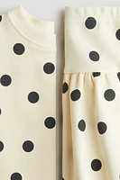 2-piece Sweatshirt and Skirt Set