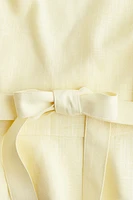 Linen-Blend Blouse