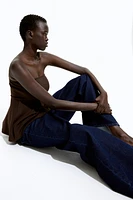 Peplum tube top
