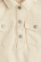 A-Line Twill Dress
