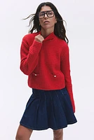 Moss-Knit Sweater