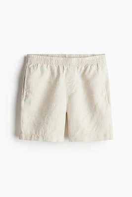 Short Coupe Classique en lin