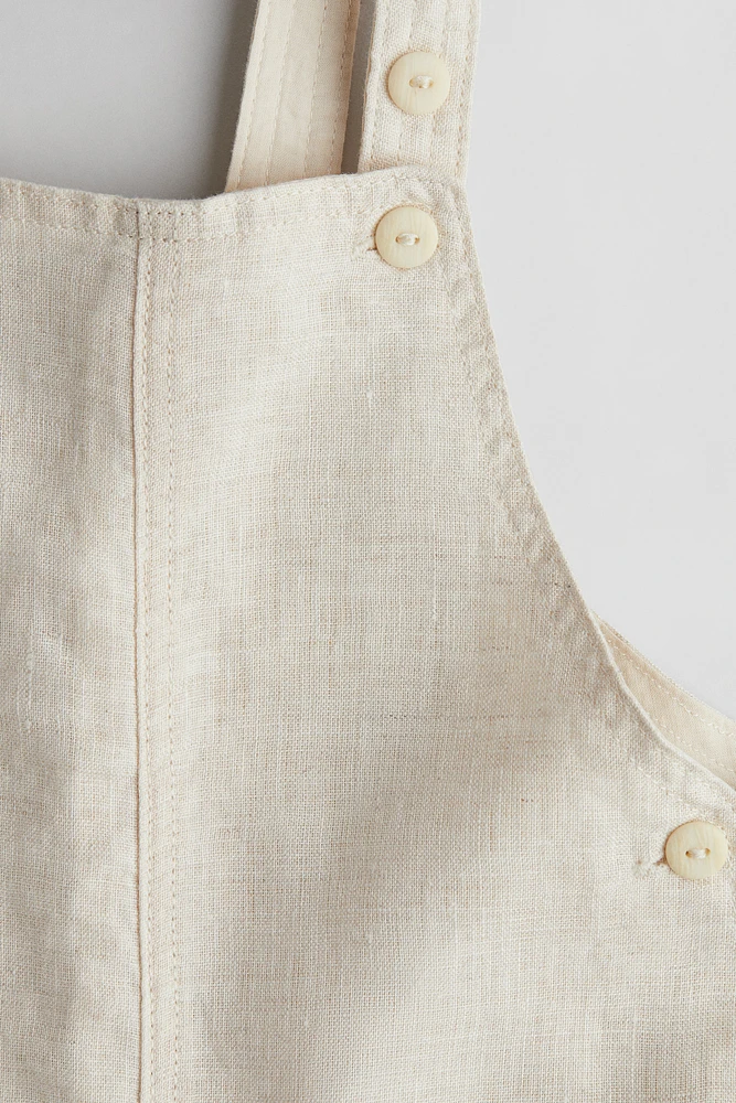Linen Overall Shorts