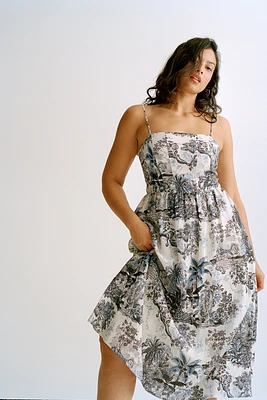 Strappy Midi Dress
