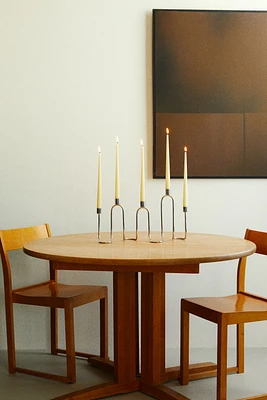 Wavy Metal Candelabra
