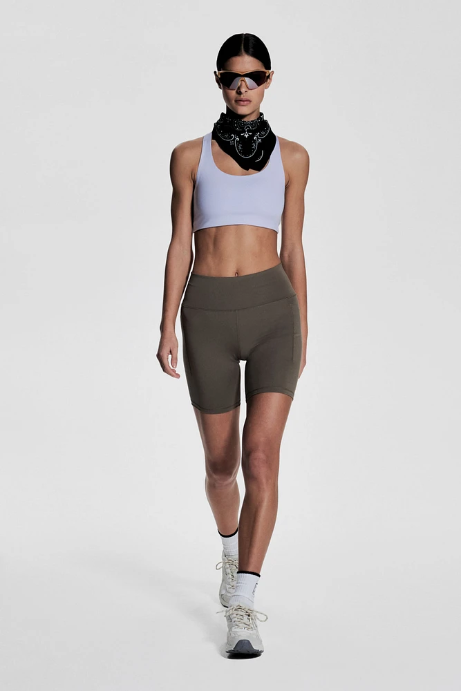 Pocket-Detail Biking Shorts with DryMove™