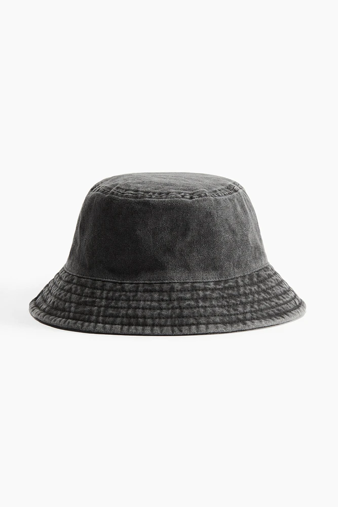 Cotton Denim Bucket Hat