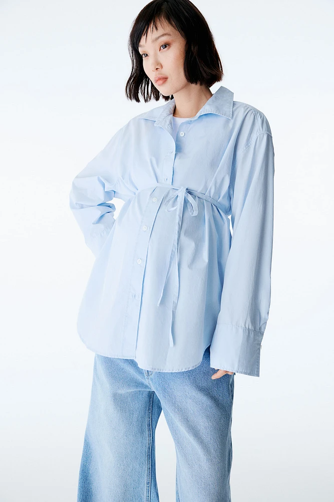 MAMA Before & After Poplin Shirt