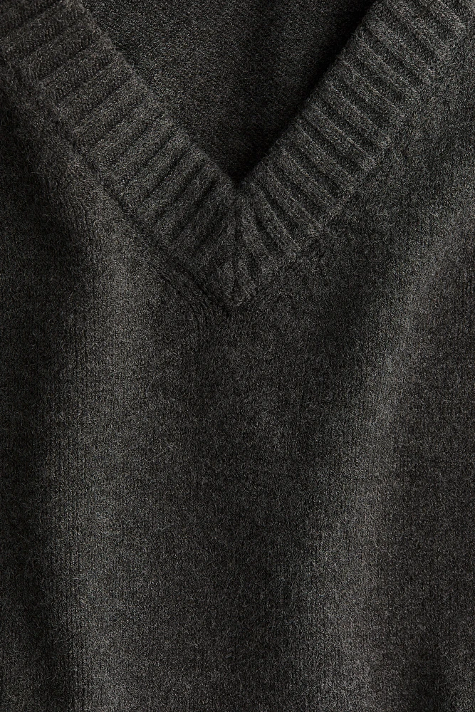 Knit V-Neck Dress