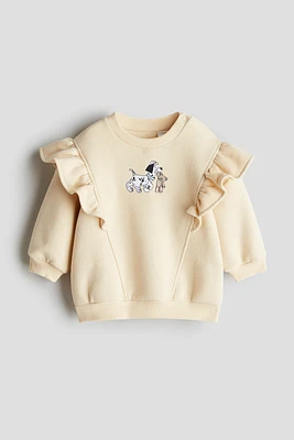 Flounced Sweatshirt