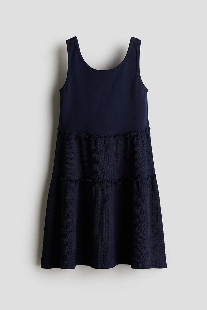 Textured Jersey Dress