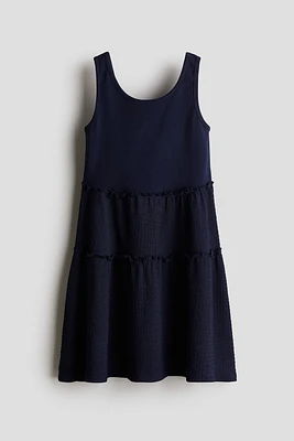 Textured Jersey Dress