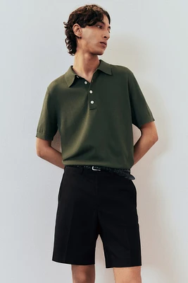 Regular-Fit Lyocell-Blend Chino Shorts