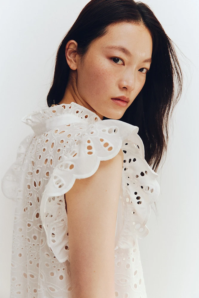 Eyelet Embroidery Dress