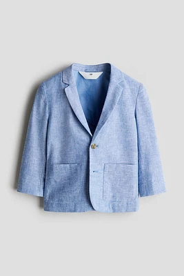 Linen-Blend Jacket