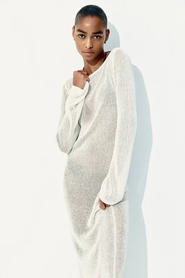Knit Silk-Blend Dress
