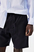 Regular Fit Linen-Blend Shorts