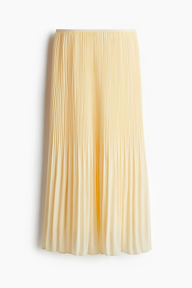 Pleated Chiffon Skirt