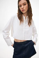 Tie-Detail Crop Top