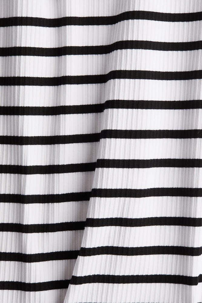 Robe T-shirt MAMA côtelée