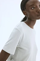 Silk-blend T-shirt