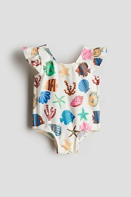 Costume de bain à volant