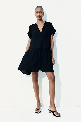 Crinkled Tunic Dress