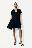 Crinkled Tunic Dress