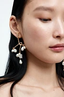 Mismatched Branch-Shaped Earrings
