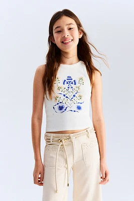 Printed Tank Top