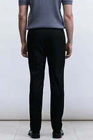 Skinny Fit Suit Pants
