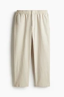 Relaxed-Fit Wool-Blend Twill Pants