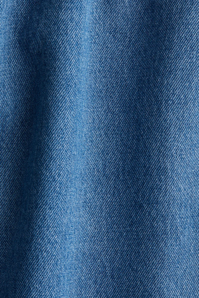 Short en denim avec cordon de serrage
