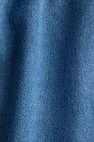 Short en denim avec cordon de serrage