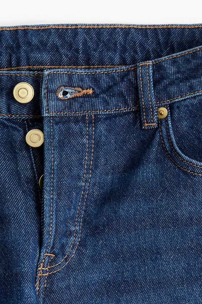 Barrel Regular Cropped Jeans