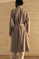 Relaxed-Fit Trench Coat