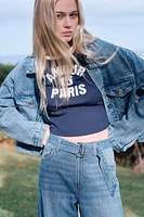 High-Rise Barrel-Leg Jeans