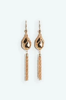 Tasseled Pendant Earrings