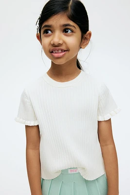Rib-knit Top