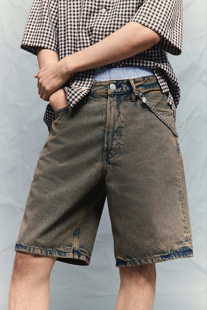 Relaxed Denim Shorts