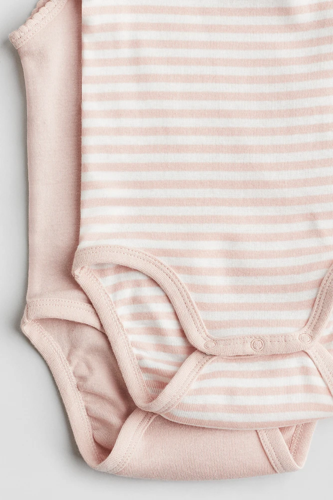 2-pack Sleeveless Cotton Bodysuits