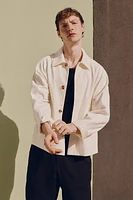 Regular-Fit Linen-Blend Jacket