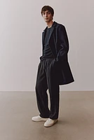 Slim Fit Wool-Blend Coat