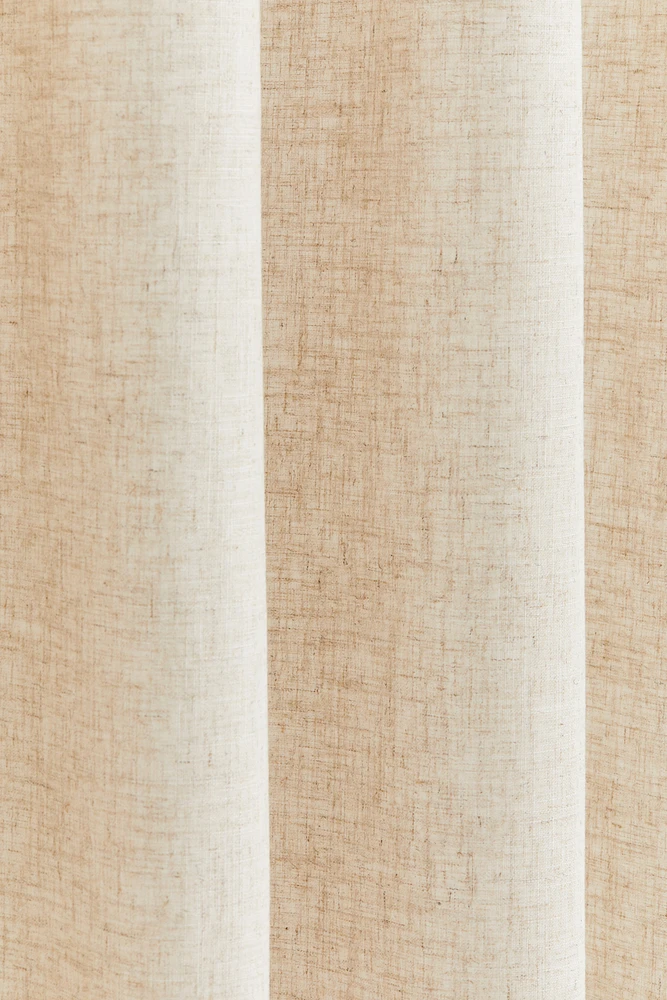 Linen-Blend Shower Curtain